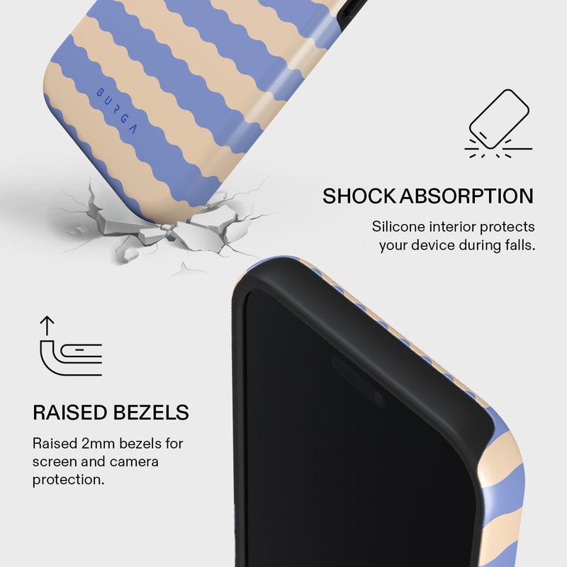 Burga iPhone 17 Pro Splash Premium Case Compatible with Hybrid Dual-Layer Hard Shell + Silicone Protection - Scratch-Resistant Shockproof Mobile Cover - Image 4